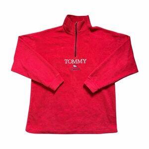 Vintage Tommy Hilfiger Fleece Quarter 1/4 Zip Size XL